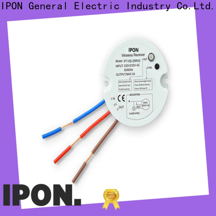 IPON LED Top wireless batteryless switch Factory price for Lighting adjustment