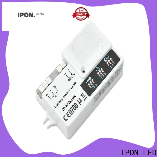 IPON LED durable DC Operation Dry Contact Motion Detector Supply for Lighting control system