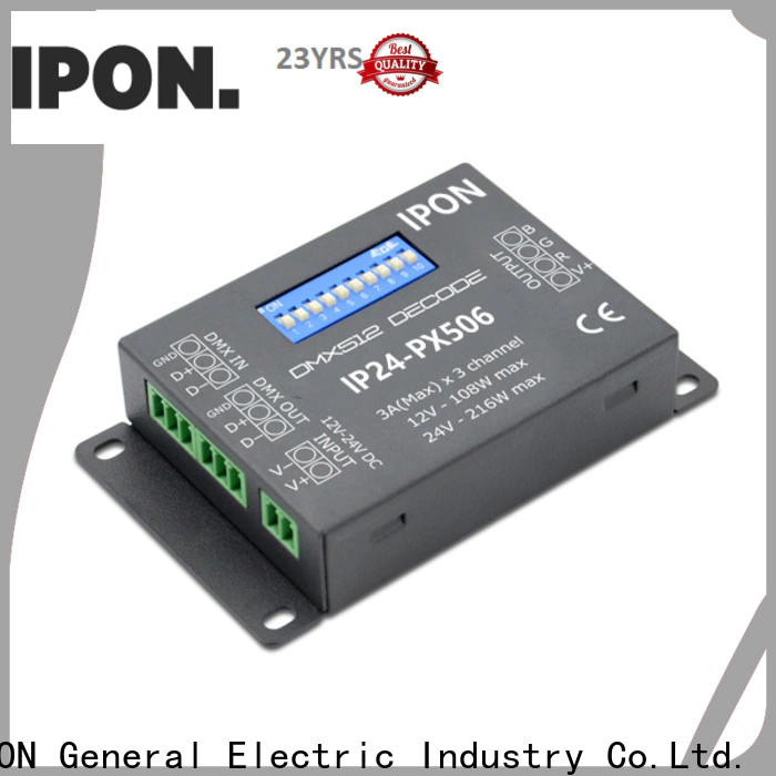 Latest universal series dmx512 decoder IPON for Lighting control