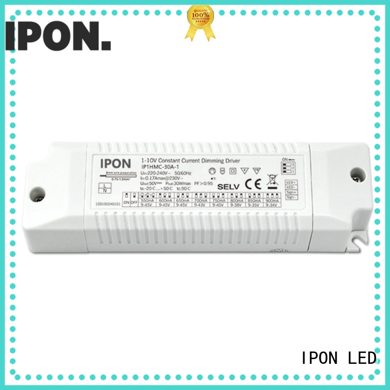 IPON LED dimmable constant current led driver supplier for Lighting control