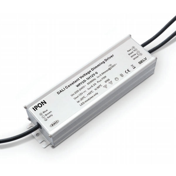 75W 12VDC 6.2A1ch Waterproof CV DALI Driver WP75D-1H12V-0