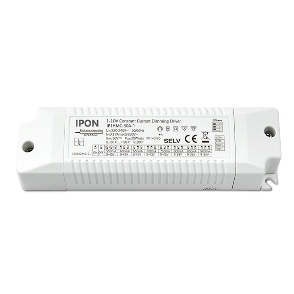 30W 550~900mA1ch CC 1-10V Driver IP1HMC-30A-1