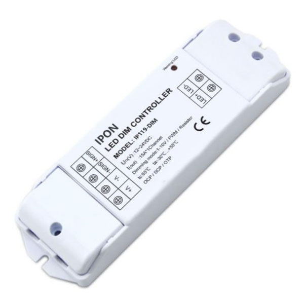 12-24VDC 15A1ch CV 1-10V Dimmer IP119-DIM