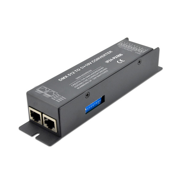 24VDC 20mA4ch DMX to 0-10V Analog Signal Converter IP24-PX608