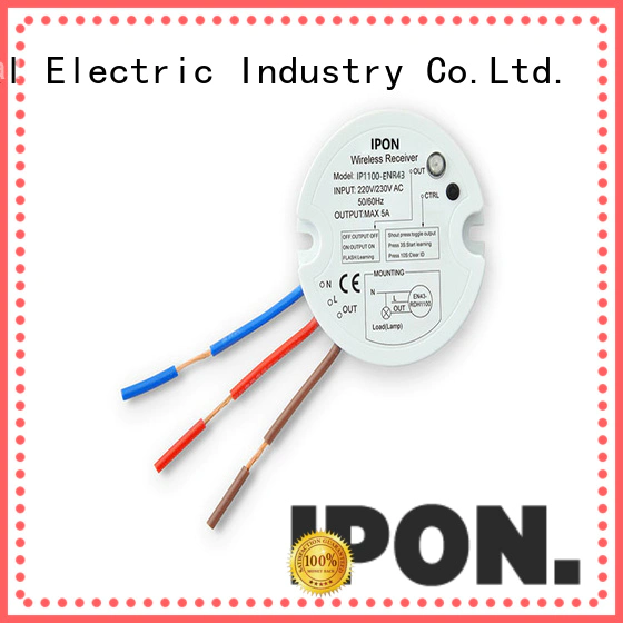 IPON LED wireless light switch and receiver China suppliers for Lighting adjustment