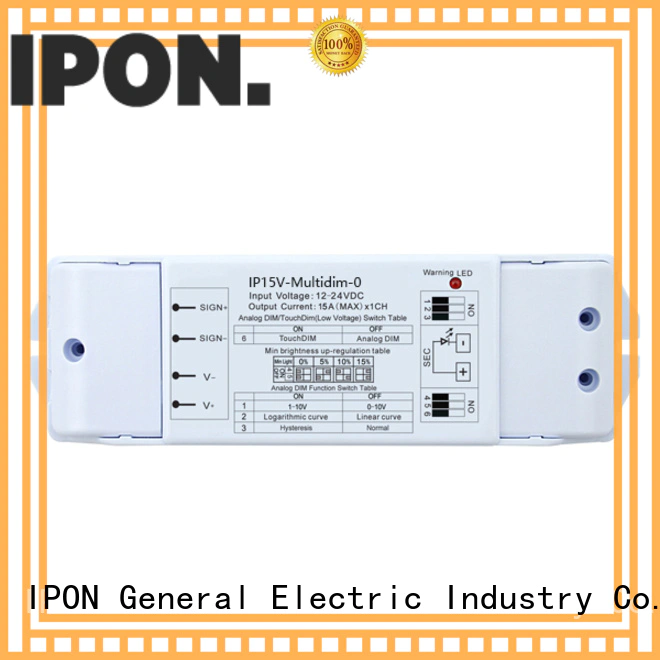 IPON LED 0-10V/1-10V Series dimmer led factory for Lighting control system