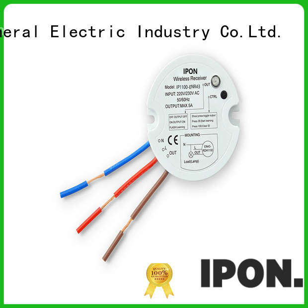 IPON LED wireless switch and receiver supplier for Lighting adjustment