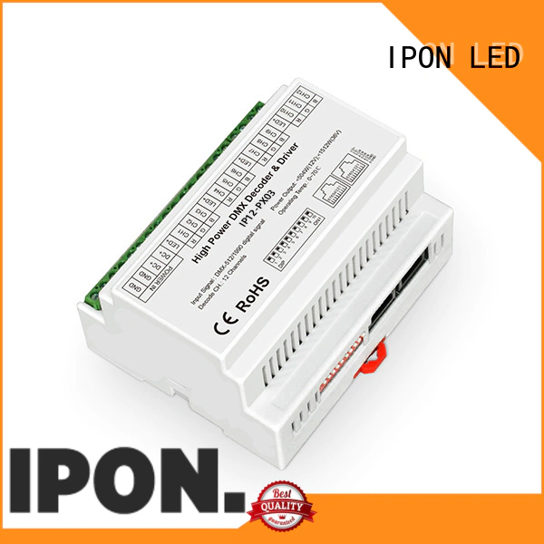 IPON LED Custom dmx decoder 64 channel manufacturer for Lighting control