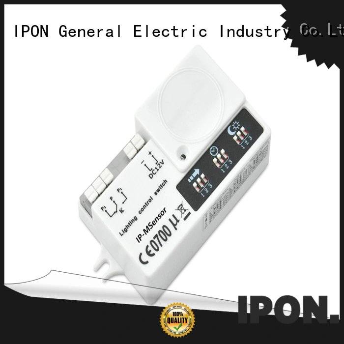 IPON stable quality motion detector China suppliers for Lighting control