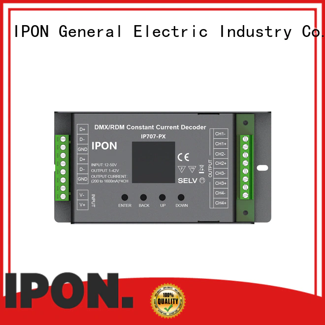 IPON LED High-quality decoder dmx 512 Factory price for Lighting control system