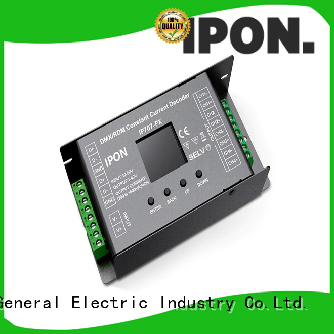 IPON DMX Series led decoder Factory price for Lighting adjustment