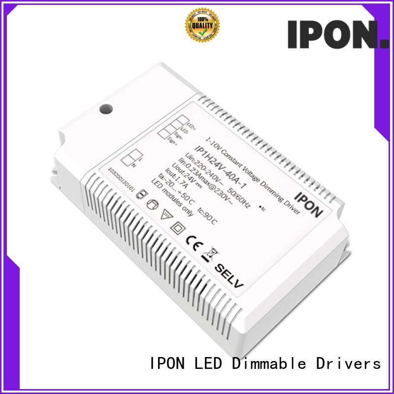 IPON LED Customer praise constant voltage dimmable led driver China manufacturers for Lighting control system